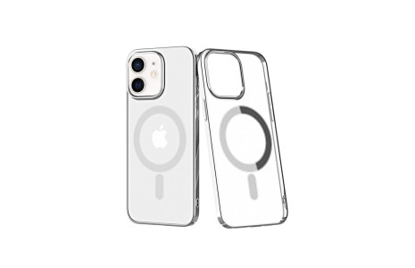 Newface iPhone 11 Kılıf Element Magneticsafe Sert Kapak - Gümüş