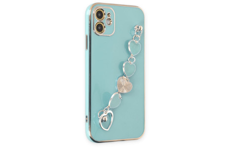 Newface iPhone 11 Kılıf Esila Silikon - Su Yeşili