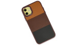 Newface iPhone 11 Kılıf King Kapak - Bordo-Siyah