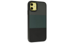 Newface iPhone 11 Kılıf King Kapak - Gri-Siyah