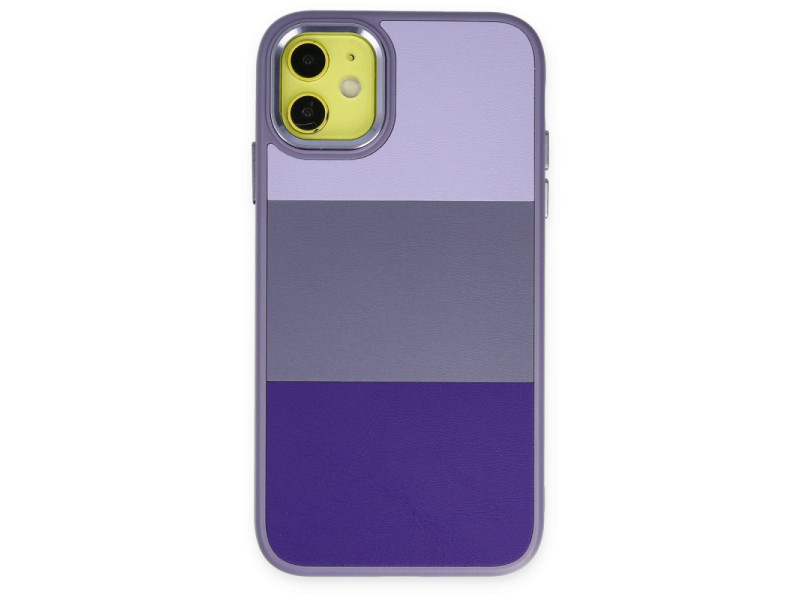 Newface iPhone 11 Kılıf King Kapak - Lila-Mor