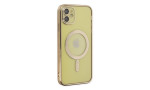 Newface iPhone 11 Kılıf Kross Magneticsafe Kapak - Gold