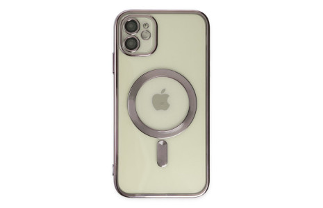 Newface iPhone 11 Kılıf Kross Magneticsafe Kapak - Mor