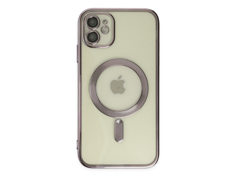 Newface iPhone 11 Kılıf Kross Magneticsafe Kapak - Mor