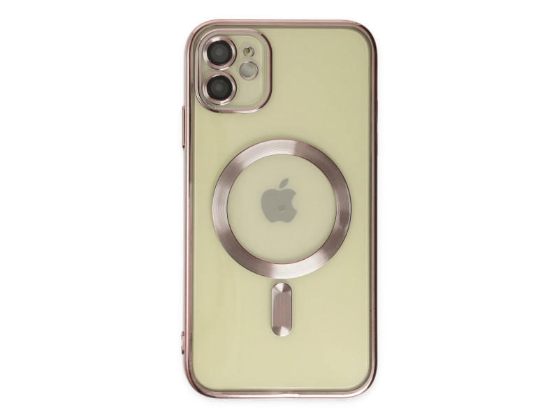 Newface iPhone 11 Kılıf Kross Magneticsafe Kapak - Rose