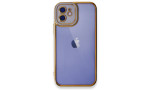 Newface iPhone 11 Kılıf Liva Lens Silikon - Lila