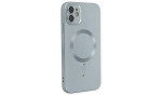 Newface iPhone 11 Kılıf Moshi Lens Magneticsafe Silikon - Sierra Blue