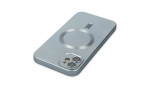 Newface iPhone 11 Kılıf Moshi Lens Magneticsafe Silikon - Sierra Blue