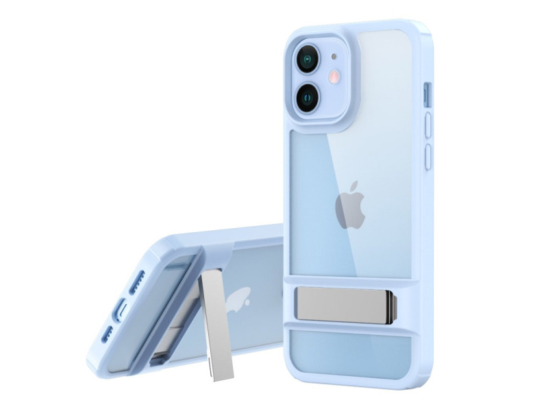 Newface iPhone 11 Kılıf Rolet Stand Kapak - Sierra Blue