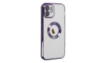 Newface iPhone 11 Kılıf Slot Silikon - Mor