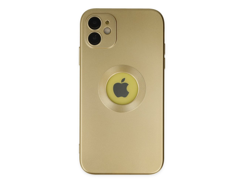 Newface iPhone 11 Kılıf Vamos Lens Silikon - Gold