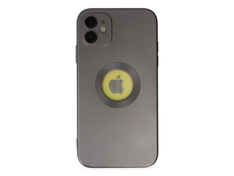 Newface iPhone 11 Kılıf Vamos Lens Silikon - Gri