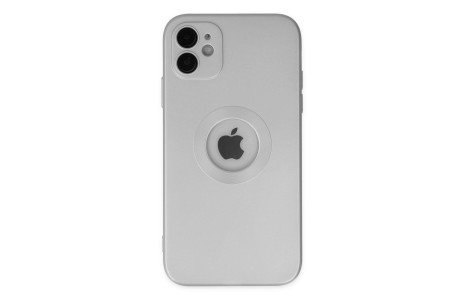 Newface iPhone 11 Kılıf Vamos Lens Silikon - Gümüş