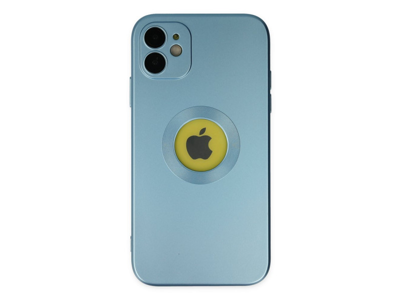 Newface iPhone 11 Kılıf Vamos Lens Silikon - Mavi