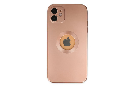 Newface iPhone 11 Kılıf Vamos Lens Silikon - Rose Gold