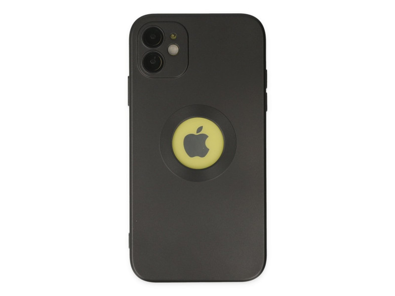 Newface iPhone 11 Kılıf Vamos Lens Silikon - Siyah