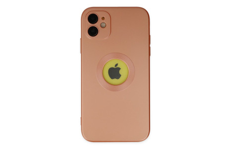 Newface iPhone 11 Kılıf Vamos Lens Silikon - Turuncu