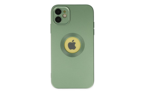 Newface iPhone 11 Kılıf Vamos Lens Silikon - Yeşil