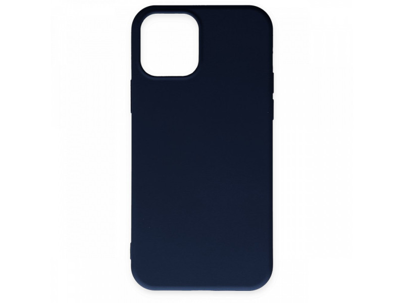 Newface iPhone 11 Pro Max Kılıf Nano içi Kadife Silikon - Lacivert