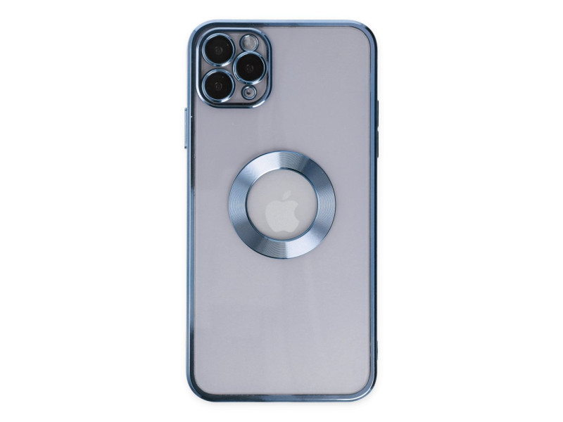 Newface iPhone 11 Pro Max Kılıf Slot Silikon - Mavi