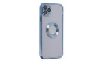 Newface iPhone 11 Pro Max Kılıf Slot Silikon - Mavi