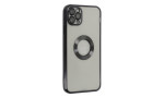 Newface iPhone 11 Pro Max Kılıf Slot Silikon - Siyah