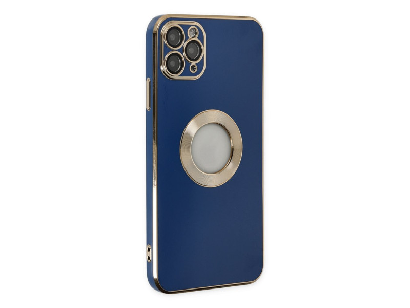 Newface iPhone 11 Pro Max Kılıf Store Silikon - Mavi