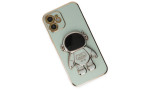 Newface iPhone 12 Kılıf Aston Stand Silikon - Yeşil