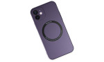 Newface iPhone 12 Kılıf Jack Magneticsafe Lens Silikon - Mor
