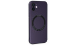 Newface iPhone 12 Kılıf Jack Magneticsafe Lens Silikon - Mor