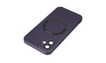 Newface iPhone 12 Kılıf Jack Magneticsafe Lens Silikon - Mor
