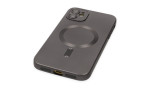 Newface iPhone 12 Kılıf Moshi Lens Magneticsafe Silikon - Füme