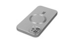Newface iPhone 12 Kılıf Moshi Lens Magneticsafe Silikon - Gümüş