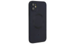 Newface iPhone 12 Kılıf Moshi Lens Magneticsafe Silikon - Lacivert