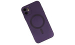 Newface iPhone 12 Kılıf Moshi Lens Magneticsafe Silikon - Mor