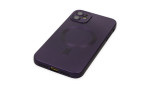 Newface iPhone 12 Kılıf Moshi Lens Magneticsafe Silikon - Mor