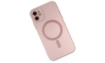 Newface iPhone 12 Kılıf Moshi Lens Magneticsafe Silikon - Rose Gold