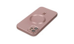 Newface iPhone 12 Kılıf Moshi Lens Magneticsafe Silikon - Rose Gold
