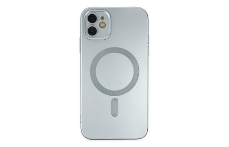 Newface iPhone 12 Kılıf Moshi Lens Magneticsafe Silikon - Sierra Blue
