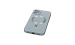 Newface iPhone 12 Kılıf Moshi Lens Magneticsafe Silikon - Sierra Blue