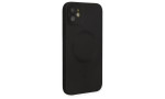 Newface iPhone 12 Kılıf Moshi Lens Magneticsafe Silikon - Siyah