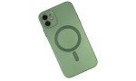 Newface iPhone 12 Kılıf Moshi Lens Magneticsafe Silikon - Yeşil