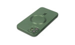 Newface iPhone 12 Kılıf Moshi Lens Magneticsafe Silikon - Yeşil