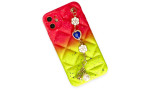 Newface iPhone 12 Kılıf Mozart Elcekli Silikon - Yeşil