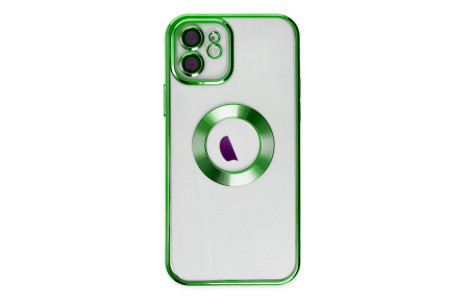 Newface iPhone 12 Kılıf Slot Silikon - Köknar Yeşili