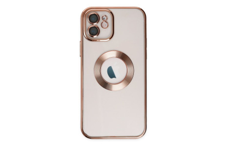 Newface iPhone 12 Kılıf Slot Silikon - Rose Gold