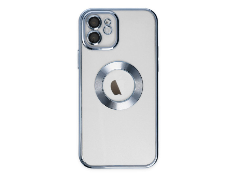 Newface iPhone 12 Kılıf Slot Silikon - Sierra Blue