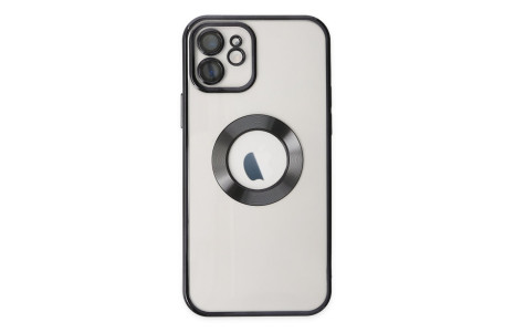 Newface iPhone 12 Kılıf Slot Silikon - Siyah