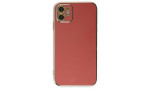 Newface iPhone 12 Kılıf Volet Silikon - Kırmızı