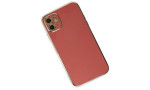 Newface iPhone 12 Kılıf Volet Silikon - Kırmızı